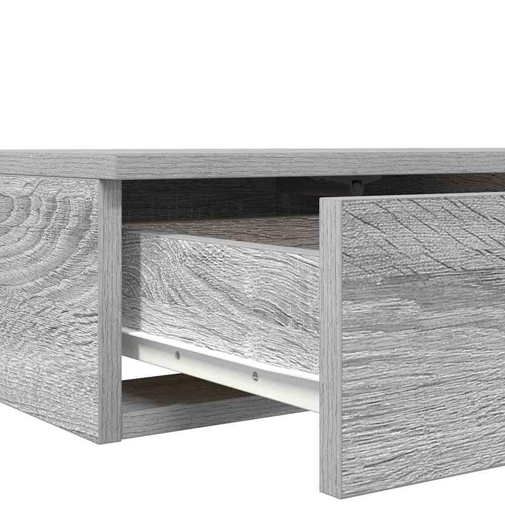 Bed Drawers Grey sonoma 150 x 36.5 x 16.5 cm Engineered wood